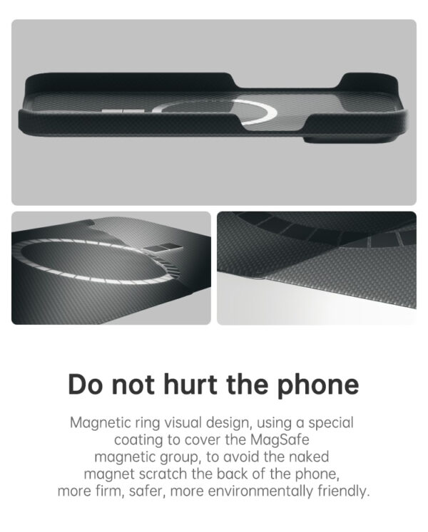 PITAKA is suitable for Apple 15promax magnetic sunset moonrise Kevlar floating aramid high-end magsafe carbon fiber mobile phone case - Image 10