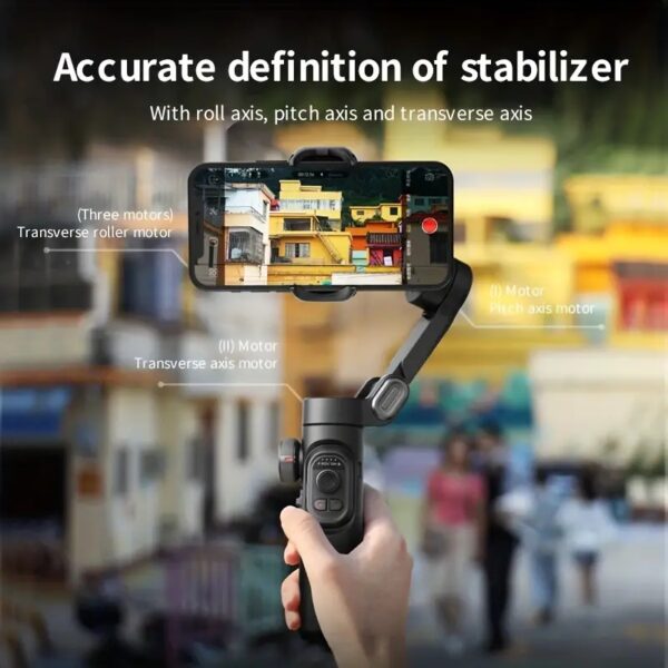 XE 3-Axis Handheld Gimbal Stabilizer Foldable Smartphone Cellphone Video Record Vlog PTZ Stabilizer For IPhone Xiaomi Sa - Image 3