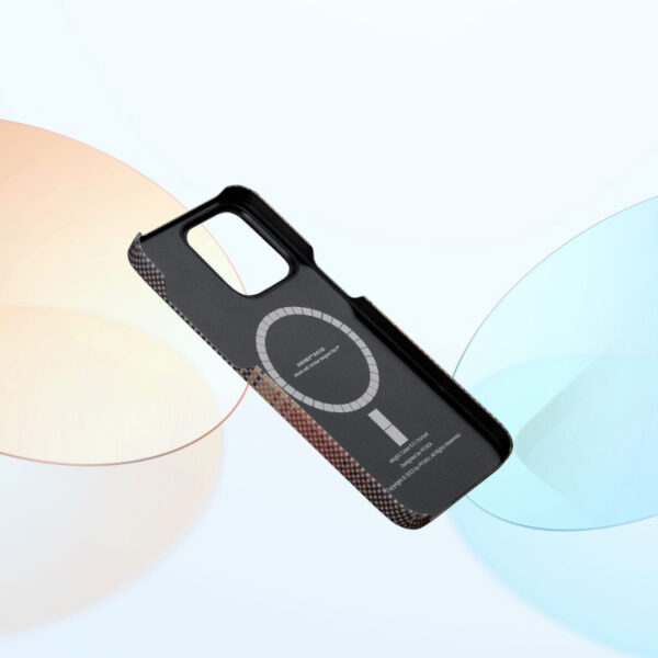 PITAKA is suitable for Apple 15promax magnetic sunset moonrise Kevlar floating aramid high-end magsafe carbon fiber mobile phone case - Image 3
