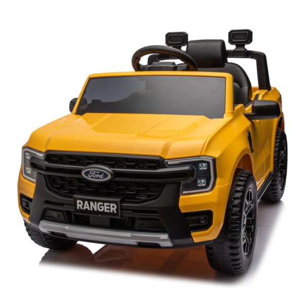 12V Kids Ride On Car W/Parents Remote Control,Licensed Ford Ranger,2WD,Rear wheel suspension,Low Start,Headlight,Horn,MP3,Blueto - Image 5