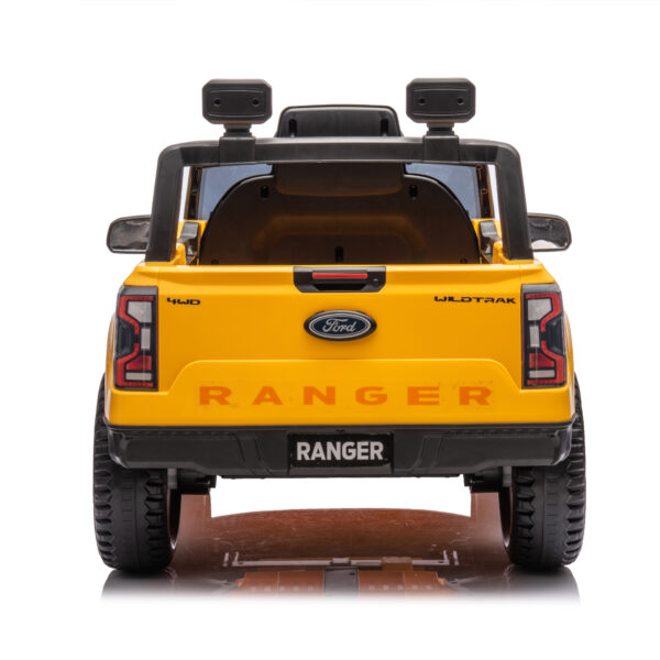 12V Kids Ride On Car W/Parents Remote Control,Licensed Ford Ranger,2WD,Rear wheel suspension,Low Start,Headlight,Horn,MP3,Blueto - Image 7
