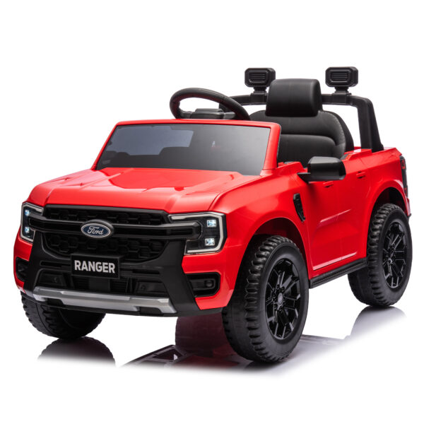 12V children's car remote control, authorized Ford Ranger, 2WD suitable for children aged 3-6. Red - Image 8