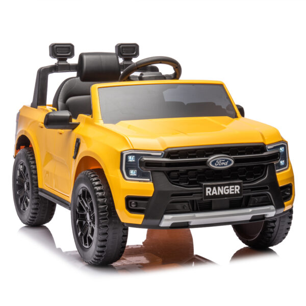 12V Kids Ride On Car W/Parents Remote Control,Licensed Ford Ranger,2WD,Rear wheel suspension,Low Start,Headlight,Horn,MP3,Blueto - Image 2