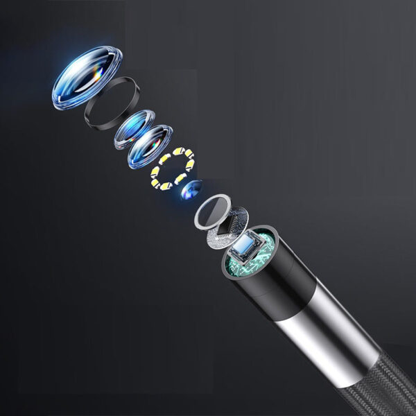 Intelligent industrial endoscope high-definition screen pipeline automotive maintenance probe lens - Image 5
