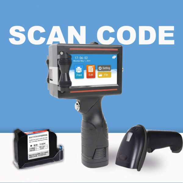 D10 Handheld Inkjet Coding Machine Automatic Small Food Packaging Batch Production Date Logo Inkjet Coding Machine - Image 5
