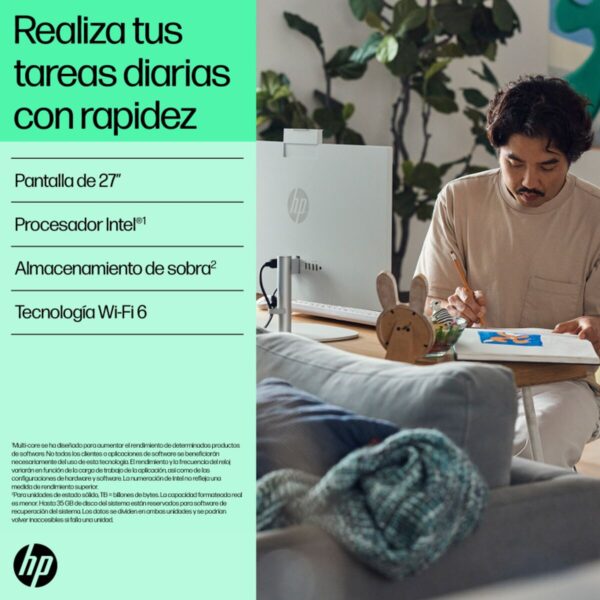 Desktop PC HP B9GN4EA Intel Core i5-1335U 16 GB RAM 1 TB SSD - Image 4